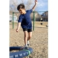 thumbnail image 3 of No Limbits Adaptive Boy's Navy Moisture Wicking Sensory Friendly T-Shirt, 3 of 7