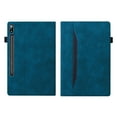 thumbnail image 7 of Allytechgroup Case for Samsung Galaxy Tab S9 FE+ / S9 FE Plus 12.4 inch with Pencil Holder Stand PU Leather Protective Case & Soft TPU Back Shell Shockproof Folio Wallet Cover with Card Slots, Blue, 7 of 7