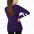 thumbnail image 5 of HCNTES Girls Long Sleeve Shirts Soft Cotton T-Shirts Crewneck Basic Tees for Kids and Teen Girls Tops Clothes(Purple,6-7 Years), 5 of 9