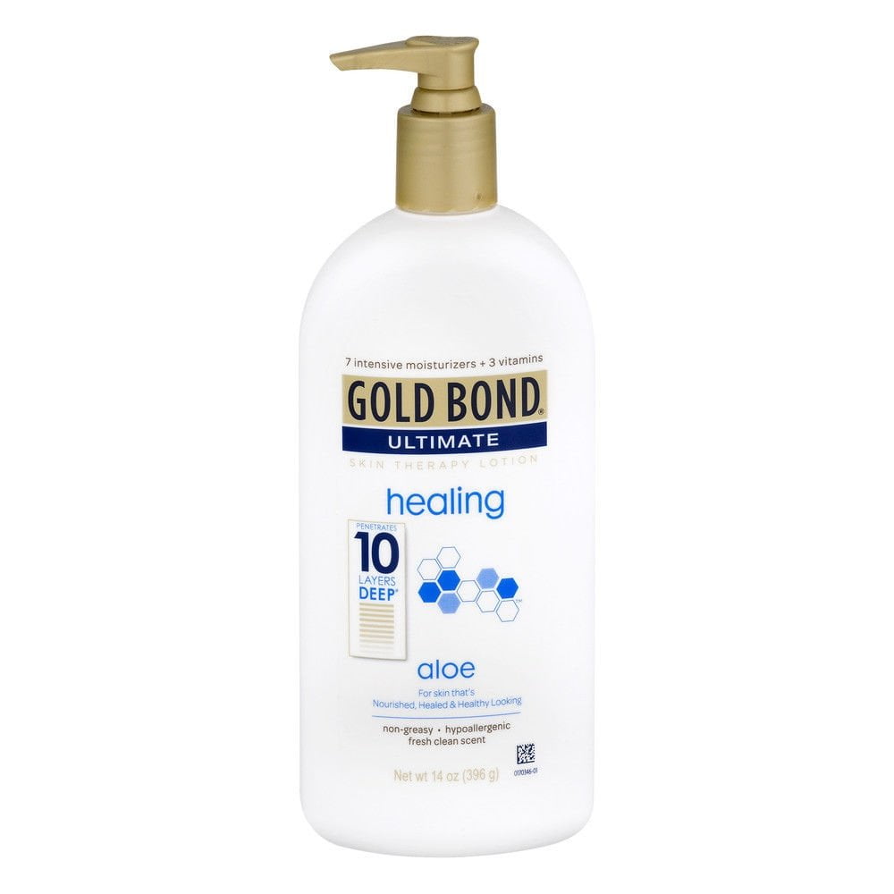 "Gold Bond Skin Therapy Lotion, Ultimate Healing Aloe, 14Ounce Pump