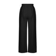 thumbnail image 4 of Utoimkio Women's Wide Leg Flowy Lounge Pants High Waisted Casual Loose Summer Yoga Pants for Women, 4 of 7