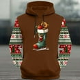 thumbnail image 4 of Yusimy Mens Christmas Printed Hoodie Long Sleeve Pullover Casual Athletic Top, 4 of 5