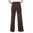 thumbnail image 2 of Woman Within Plus Size Tall Stretch-Cotton Knit Pull-On Wide-Leg Leggings, 2 of 5