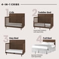 thumbnail image 4 of Surrey Hill 4-in-1 Convertible Crib, Toasted Chestnut, 4 of 9