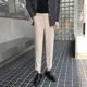 thumbnail image 3 of Pantalones de sastrería social de talla grande para hombre, pantalones de traje de negocios ajustados y trenzados, ropa de estilo coreano antiarrugas, 3 of 4