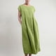 thumbnail image 2 of TopLLC Vestidos de verano para mujer,Vestido largo para mujer,Vestido largo de algodón con cuello redondo, sin mangas, cuello redondo, estilo retro, talla grande,Vestidos de verano para mujer,Green, 2 of 6