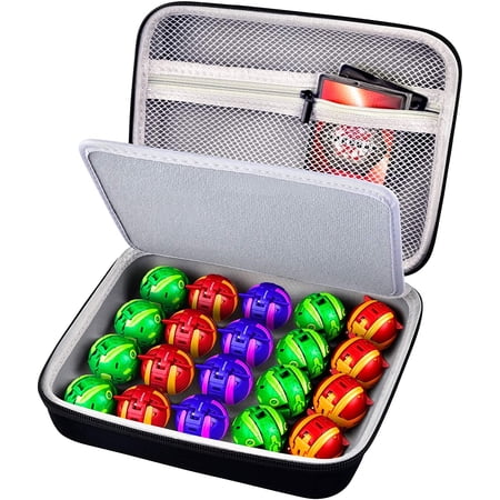 Bonarca Toy Organizer Storage Case for Bakugan Figures for BakuCores for Battle Figure Mini Toys Container Carrying Box with Mesh Pocket (Bag Only)