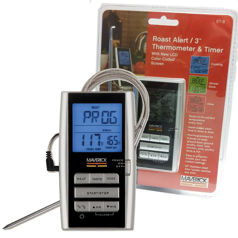 ET-8 DIGITAL SINGLE PROBE ROAST ALERT THERMOMETER