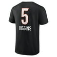 thumbnail image 3 of Men's Tee Higgins Black Cincinnati Bengals Team Wordmark Player Name & Number T-Shirt, 3 of 3