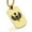Gold, variant on Stainless Steel Scarab Good Luck Charm Dog Tag Pendant Necklace