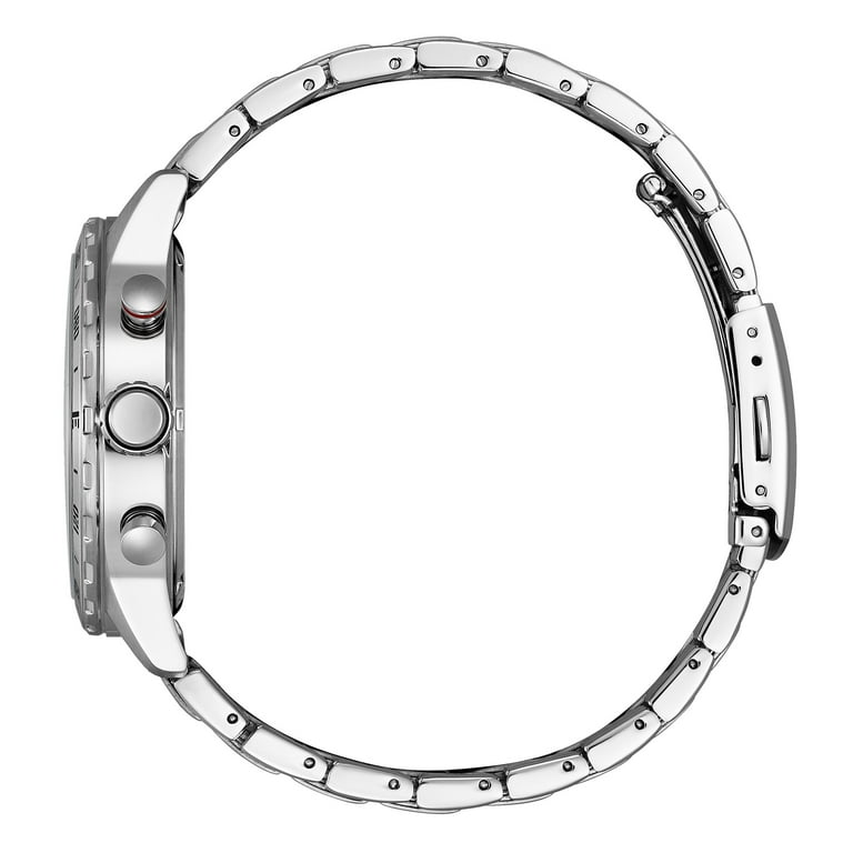 Citizen Men's Eco-Drive Stainless Steel Black Dial Chronograph