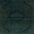 thumbnail image 1 of Ahgly Company Indoor Square Abstract Dark Slate Gray Green Oriental Area Rugs, 7' Square, 1 of 6
