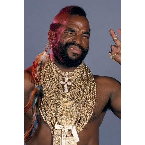 MovieMarket Mr. T Gold Chains From The A Team 36" x 24" Poster