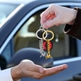 thumbnail image 5 of Matching Couple Keychain Gift for Boyfriend Girlfriend Him Her Pinky Promise Best Friend Birthday Gift for Women, 5 of 6