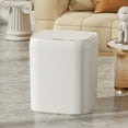 Qepwscx Touchless Bathroom Trash Can,3 Gallon Automatic Garbage Cans