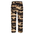 thumbnail image 4 of Aueoeo 2 Piece Tracksuit Outfits For Mens Casual Camouflage Graphic Print Crewneck Pullover and Sweatpants Sport Set, 4 of 7