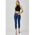thumbnail image 7 of Risen Women's Embellished Mid Rise Crop Skinny Jeans, 7 of 7