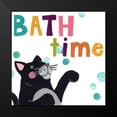 thumbnail image 2 of Vess, June Erica 15x15 Black Modern Framed Museum Art Print Titled - Cute Cat Bath IV, 2 of 5