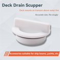 thumbnail image 5 of New Water Valve Deck Drain Scupper Drain Valve Outlet for Marine Boat Raft Yacht, 5 of 5
