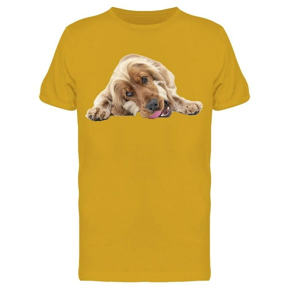 Beautiful Golden Cocker  T-Shirt Men -Image by Shutterstock, Male x-Large