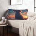 thumbnail image 6 of Sikiie Starry Sky Cloud Puppy Print Plush Pillow Cover, Wrinkle-proof and Stain-resistant Pillow Protector without Pillow Core, Home Decoration-20"x30", 6 of 6