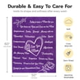 thumbnail image 2 of Joyfy Mother's Day Blanket Gifts, 50" x 60" Soft Flannel Birthday Gift for Mom from Daughter Son - Purple, 2 of 8