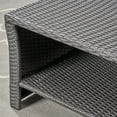 thumbnail image 3 of Antony Outdoor Wicker Coffee Table, Gray, 3 of 5