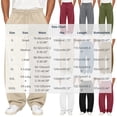 thumbnail image 3 of Yongwang Mens Baggy Sweatpants Drawstring Elastic Waist Wide Leg Pants Athletic Outfits Long Trousers with Pockets, 3 of 8