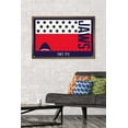 thumbnail image 2 of Jaws - Stars and Stripes Wall Poster, 22.375" x 34", Framed, 2 of 3