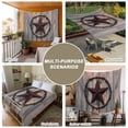 thumbnail image 6 of Texas Star Brown Tapestry for Bedroom Wall Hanging Tapestry, Farmhouse Country Western Brown Wooden Ceiling Backdrop Tapestries Poster Blanket Wall Decor for Teens Room Living Room Dorm 51" x 59", 6 of 8