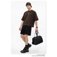 thumbnail image 4 of Men's Oversized Leopard Print T-Shirt, Relaxed Cotton Crewneck Streetwear Tee, 4 of 4