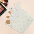 thumbnail image 4 of Unique Bargains 1 Pc Lightweight Clutch Floral Large Makeup Bag for Vacation Pink Canvas, 4 of 6