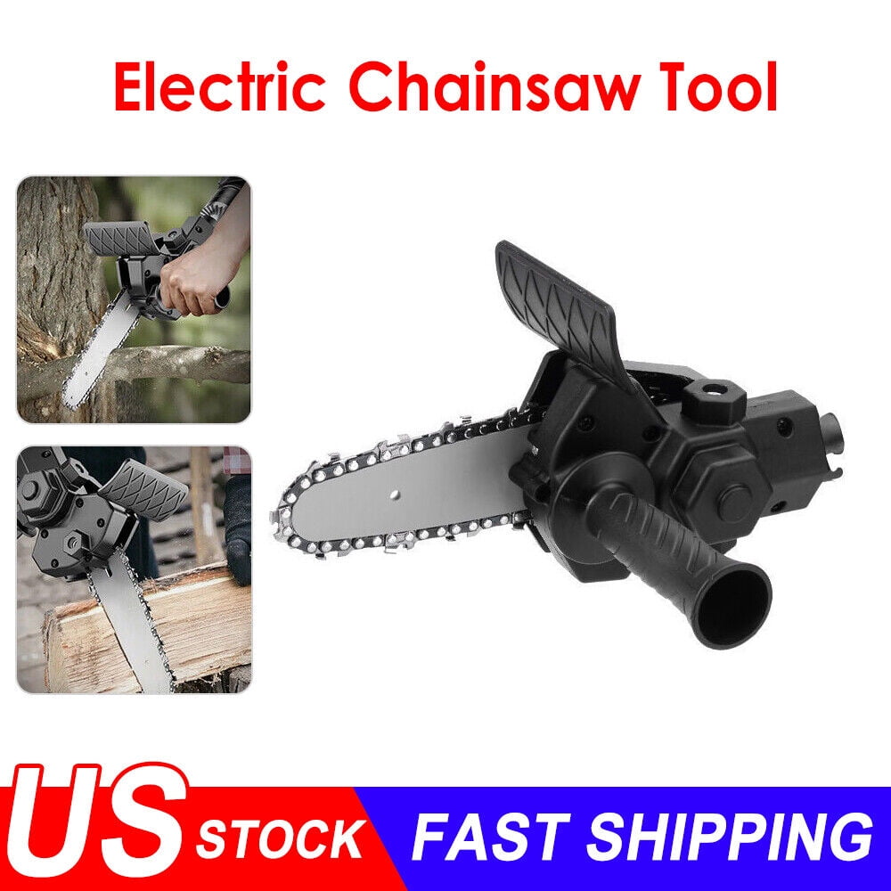 KingFurt 6 Inch Electric Drill Convert to Chainsaw, Upgraded Electric