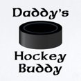 thumbnail image 2 of CafePress - Daddys Hockey Buddy Body Suit - Baby Light Bodysuit, Size Newborn - 24 Months, 2 of 4
