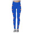 thumbnail image 3 of MKLEKYY Pantalones deportivos para mujer, mallas estampadas para mujer, mallas deportivas de control para yoga, mallas de cintura alta para mujer 2532, 3 of 4