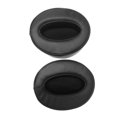 thumbnail image 2 of Sidaley 2 uds., funda para los oídos, orejeras respetuosas con la piel, esponja de cuero, funda para el hogar, fácil instalación, reemplazo Relojes inteligentes Negro, 2 of 6