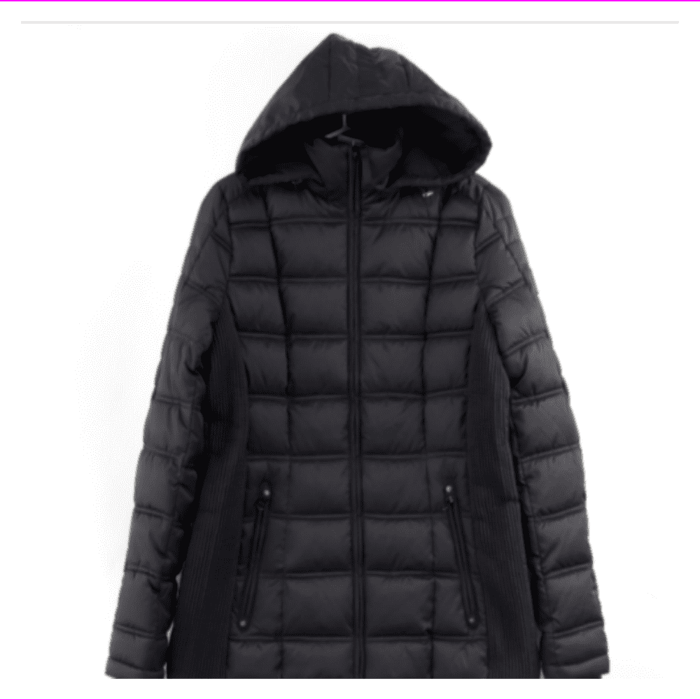 Nautica Water Resistant Puffer Women's Jacket L/Black