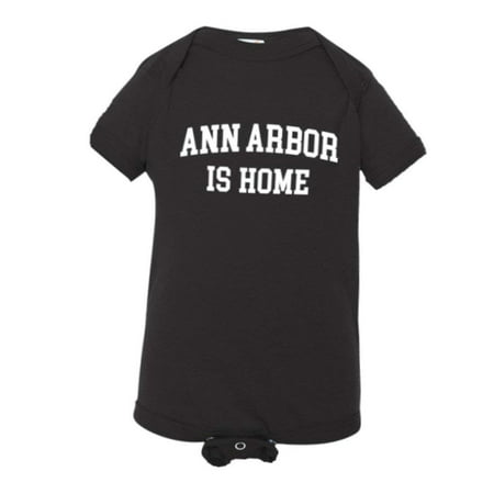 

PleaseMeTees™ Baby Ann Arbor Michigan Is Home Born In From HQ Jumpsuit