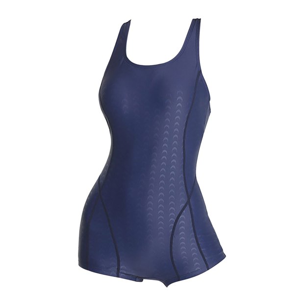Gibobby Trajes de Natación para Mujer Traje de baño Entrenamiento Sin mangas Traje de baño de puntos Traje de baño de carreras para mujer Secado rápido p(Azul,G)