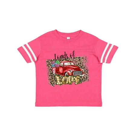 

Inktastic Loads of Love Leopard Print and Red Truck Gift Toddler Boy or Toddler Girl T-Shirt