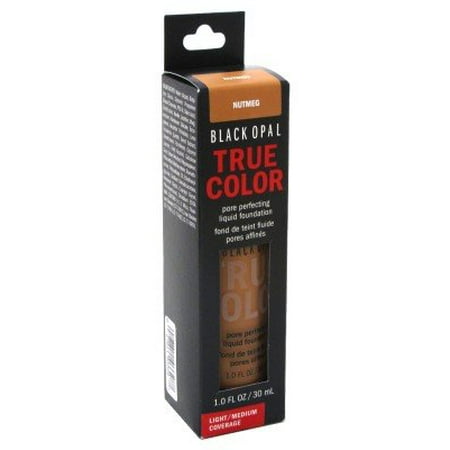 Black Opal True Color Pore Perfecting Liquid Foundation Light/Medium Coverage 1oz (Nutmeg)