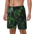 thumbnail image 2 of Gaeub Lush Foliage Green Plant Mens Swim Trunks Stretch Beach Shorts Quick Dry for Men Swim Shorts Swimwear with Pockets- XX-Large, 2 of 9