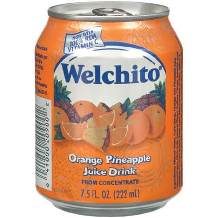 Welchito: Orange Pineapple, Modified 6/2/07 Juice Drink, 7.5 oz