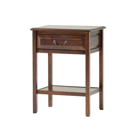 GDF Studio Brenden Indoor Acacia Wood 27 inch Side Table, Brown