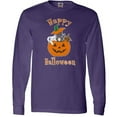 thumbnail image 3 of Inktastic Happy Halloween Kittens in Pumpkin Long Sleeve T-Shirt, 3 of 5