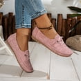 thumbnail image 6 of Womens Casual Slip On Flat Shoes, Comfortable Soft Wide Width Loafers, for Walking Work Everyday Wear, Breathable, Lightweight, 6 of 6