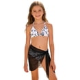 thumbnail image 4 of Shadoumai Girls Tankini Swimsuits Rash Guard Bikini Sets for Teen Girls Adjustable Strap Girls Tankini Swimsuit Two piece Ribbed Girls Bathing Suit&nbsp;size 6, 4 of 8