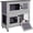 36"L Grey, variant on Aivituvin Rabbit Cage Indoor Outdoor Bunny Hutch on Wheels, 2 Story Wood Guinea Pig Cages with 2 Deeper Pull Out Trays