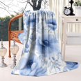 thumbnail image 2 of Pioneer Flower Blanket,Comfortable Soft Flannel Throw Blanket,All Season,Warm Lightweight Blankets for Sofa Bed Couch Living Room Chair,40"x50"(100x130cm), 2 of 4