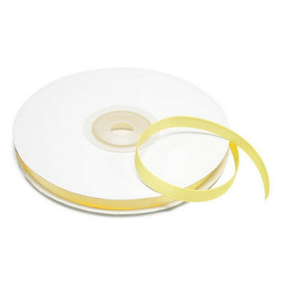 Baby Maize Grosgrain Ribbon - 1/4 Inch Wide - 50 Yard Spool